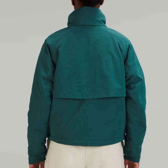 NWT Lululemon Always Effortless Insulated Jacket Green Jasper Size 4 - Picture 12 of 14